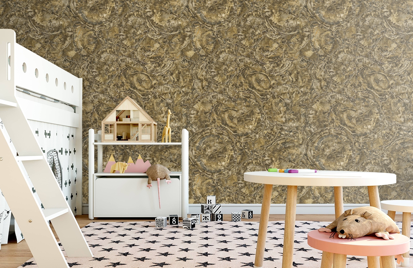 Обои 85615 фото в интерьере детская