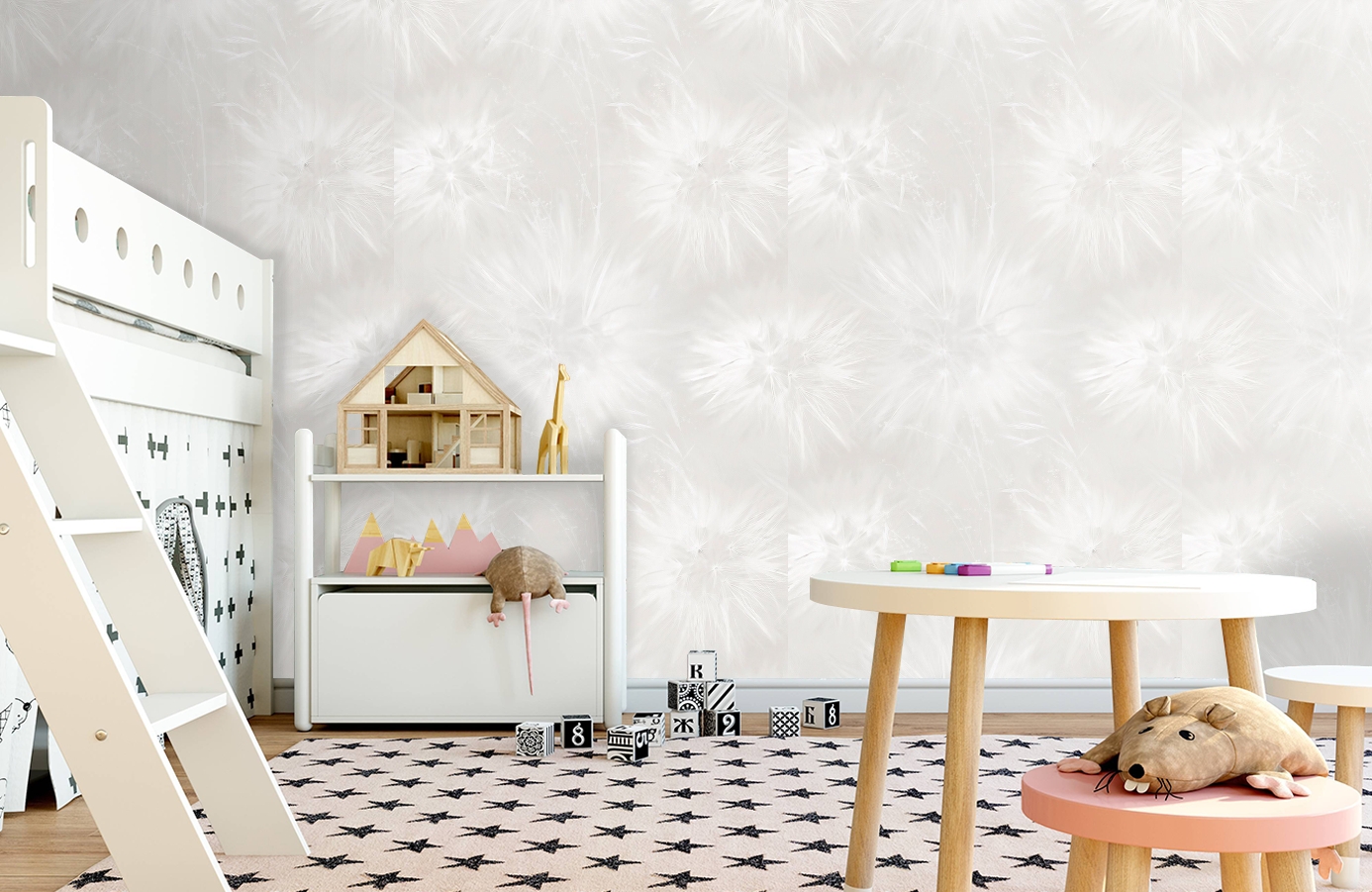 Обои 286811 фото в интерьере детская