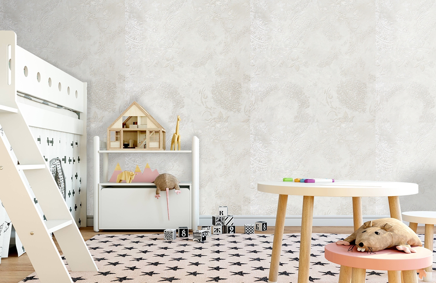 Обои 286742 фото в интерьере детская