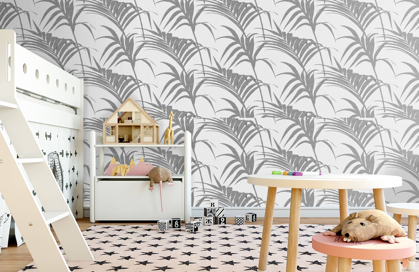 Обои 286838 фото в интерьере детская Обои 286838 фото в интерьере детская