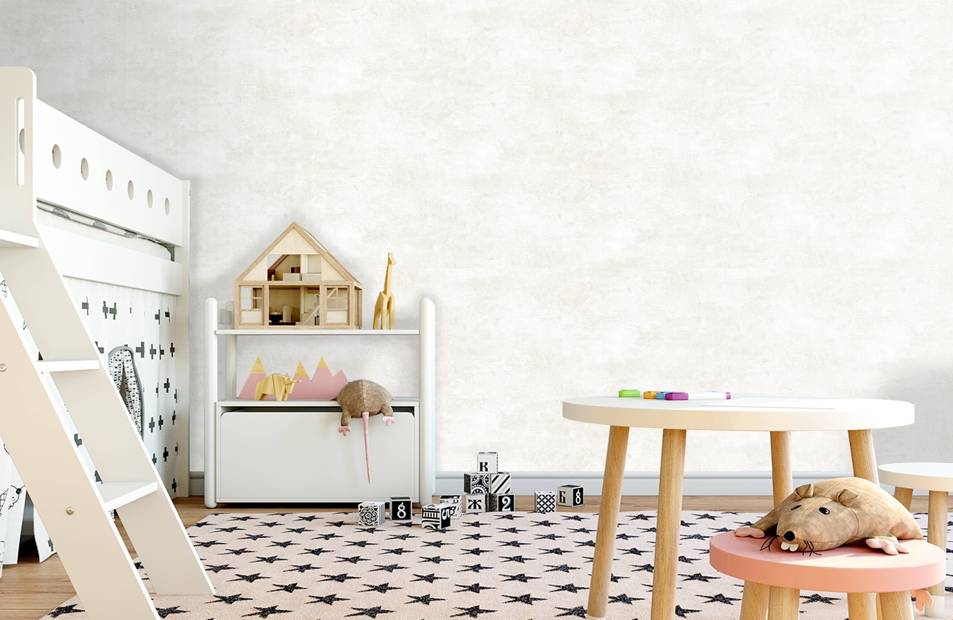 Обои 286862 фото в интерьере детская