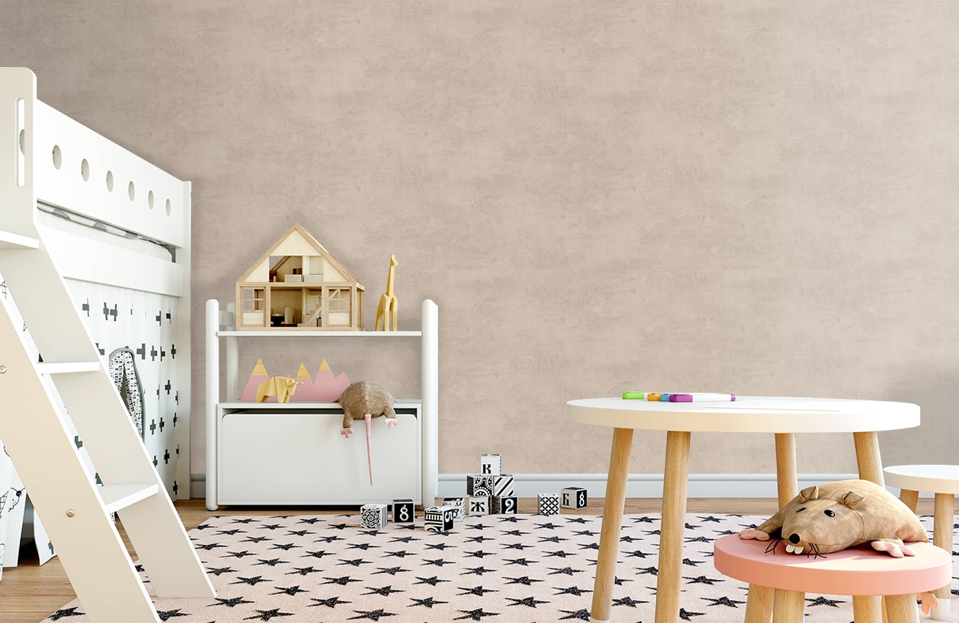 Обои 286868 фото в интерьере детская