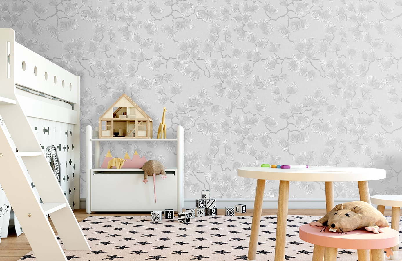 Обои 287007 фото в интерьере детская