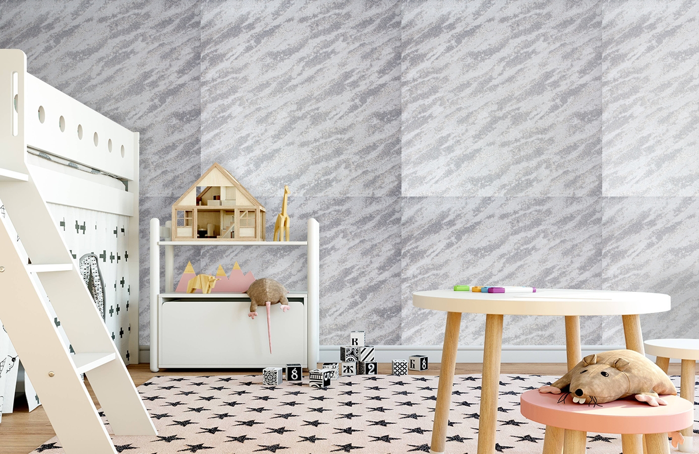 Обои 287368 фото в интерьере детская