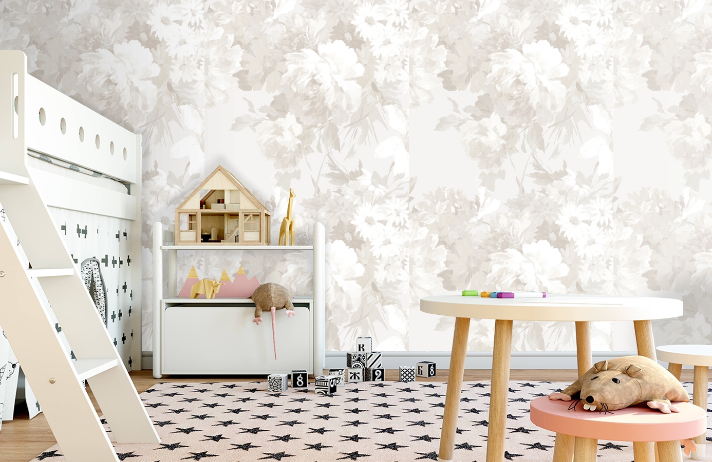 Обои 287111 фото в интерьере детская