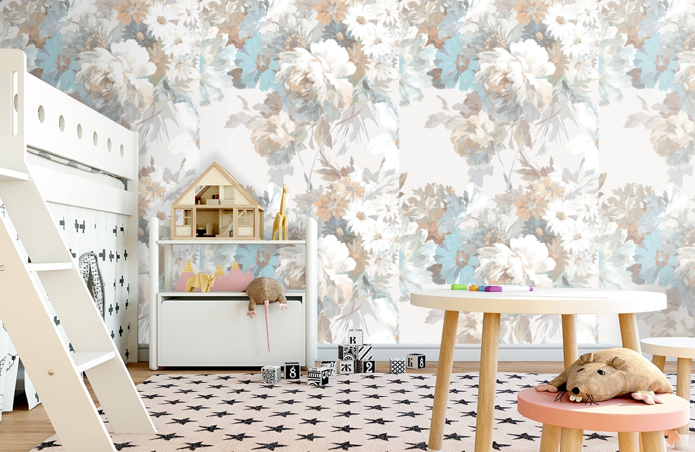 Обои 287116 фото в интерьере детская