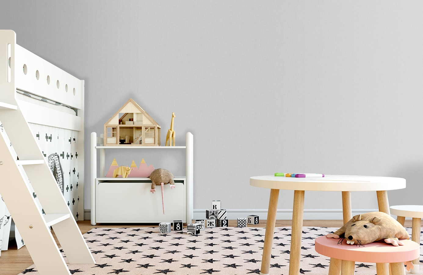 Обои 287927 фото в интерьере детская