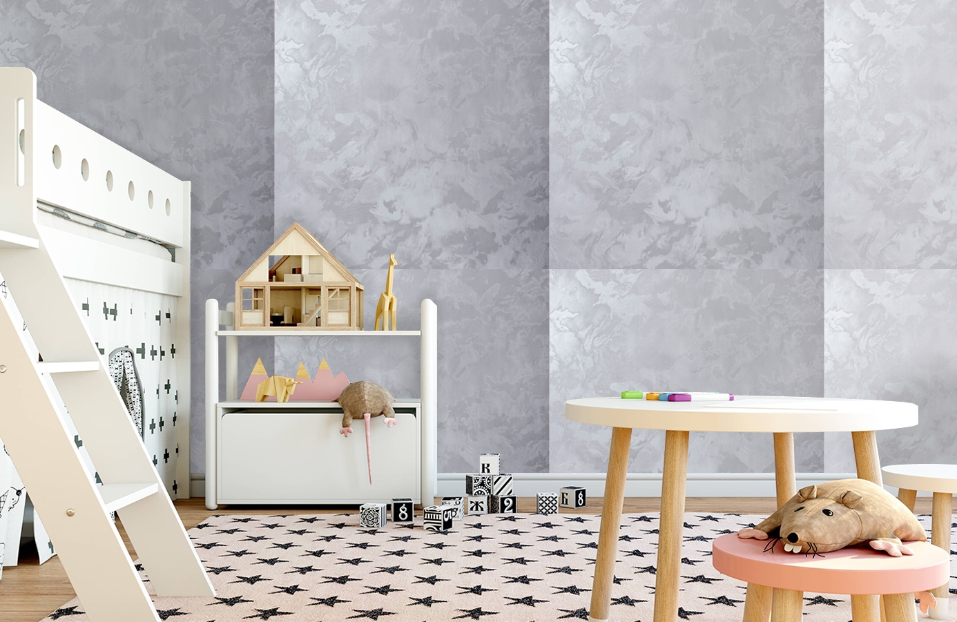 Обои 588209 фото в интерьере детская