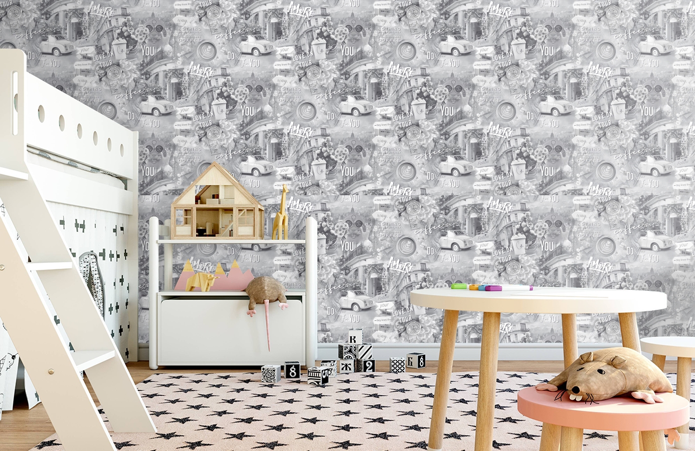 Обои 588121 фото в интерьере детская