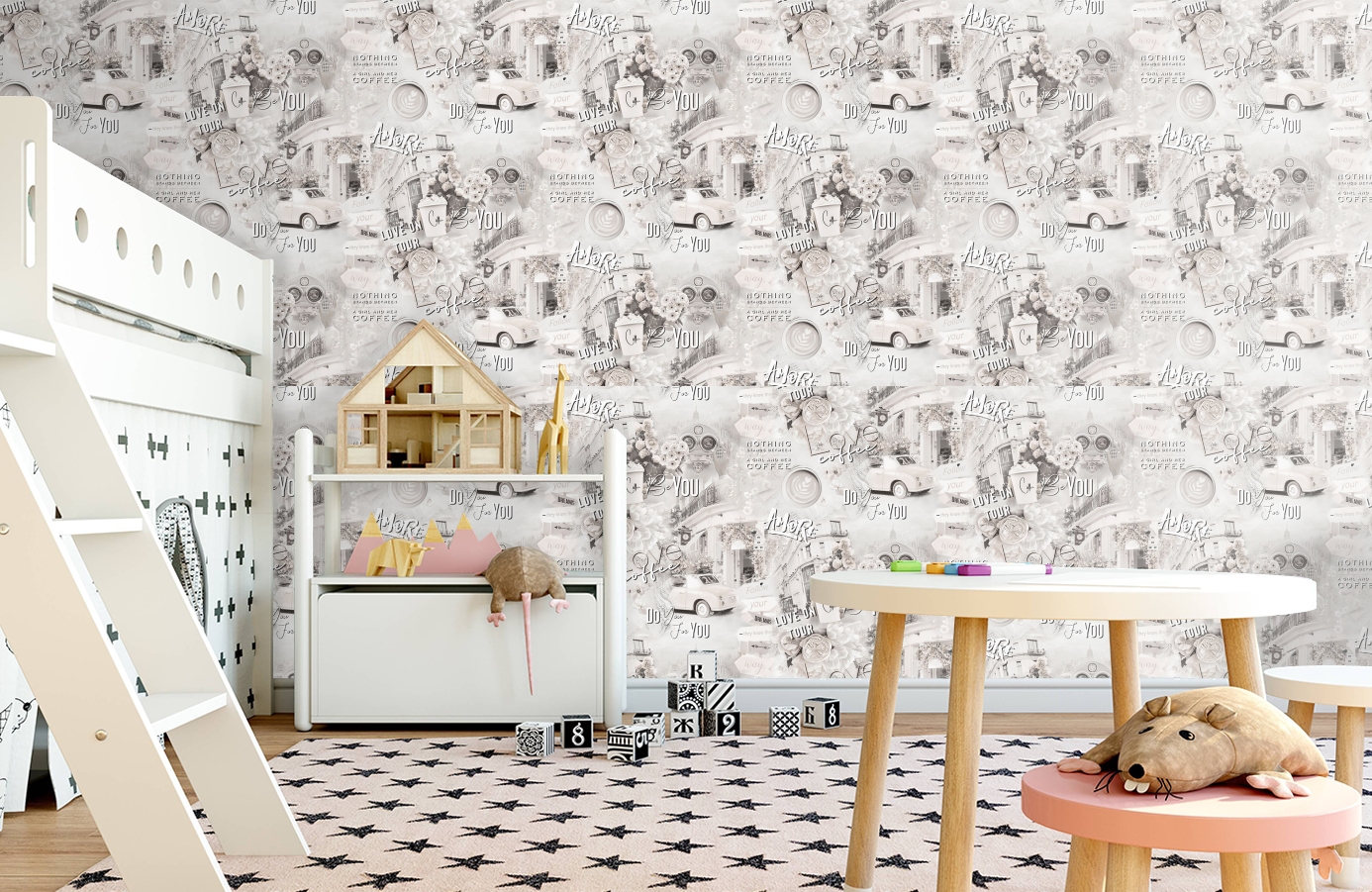 Обои 588122 фото в интерьере детская