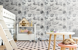 Обои 11209-02 фото в интерьере детская превью