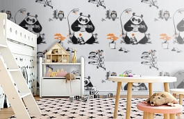 Обои 11234-02 фото в интерьере детская превью