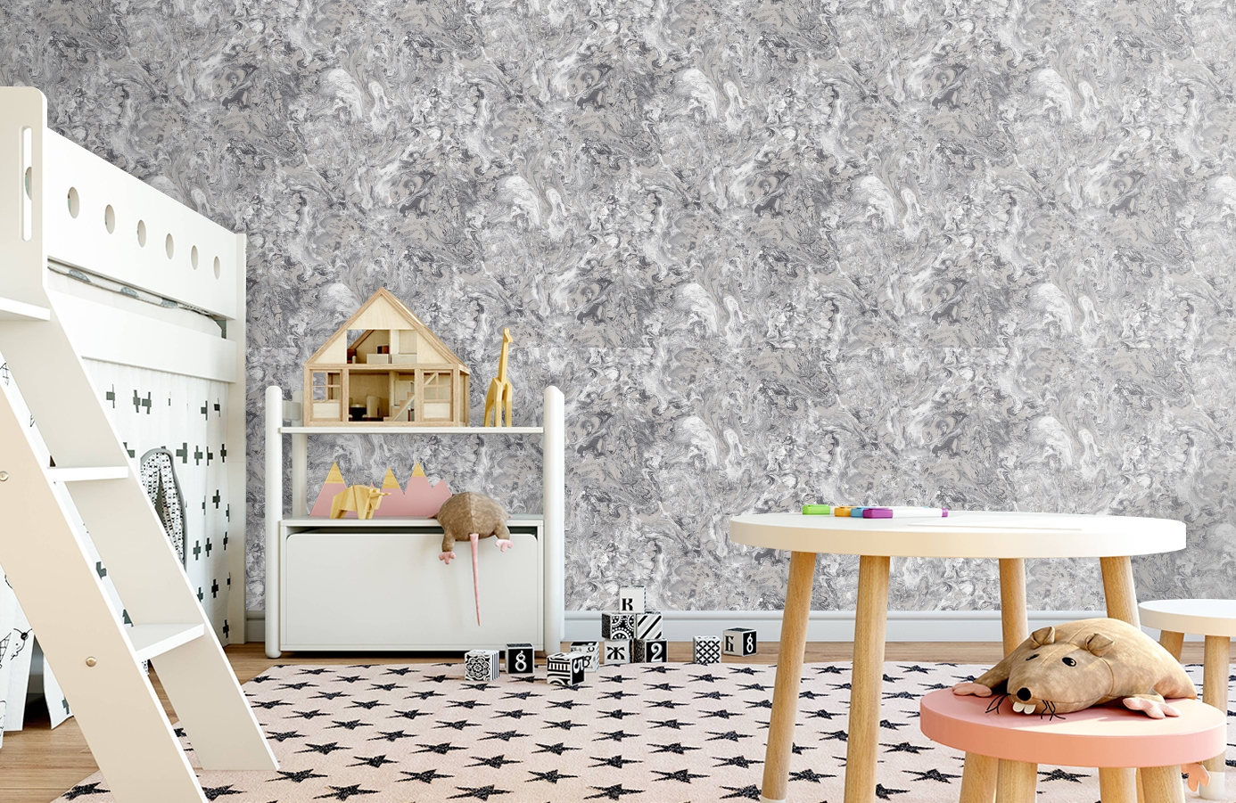 Обои 287997 фото в интерьере детская Обои 287997 фото в интерьере детская