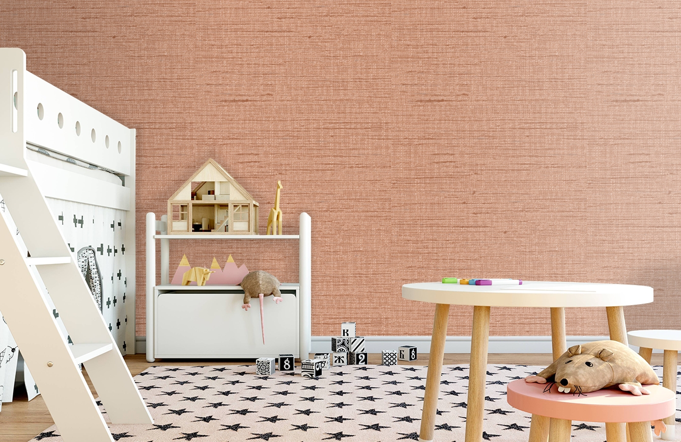 Обои RWT1807-10 фото в интерьере детская