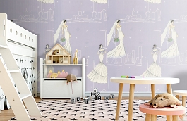 Обои 3511-1 фото в интерьере детская превью