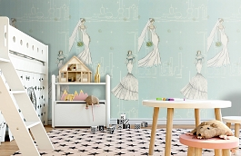 Обои 3511-3 фото в интерьере детская превью