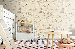 Обои 3514-2 фото в интерьере детская превью