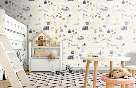 Обои 3514-4 фото в интерьере детская превью