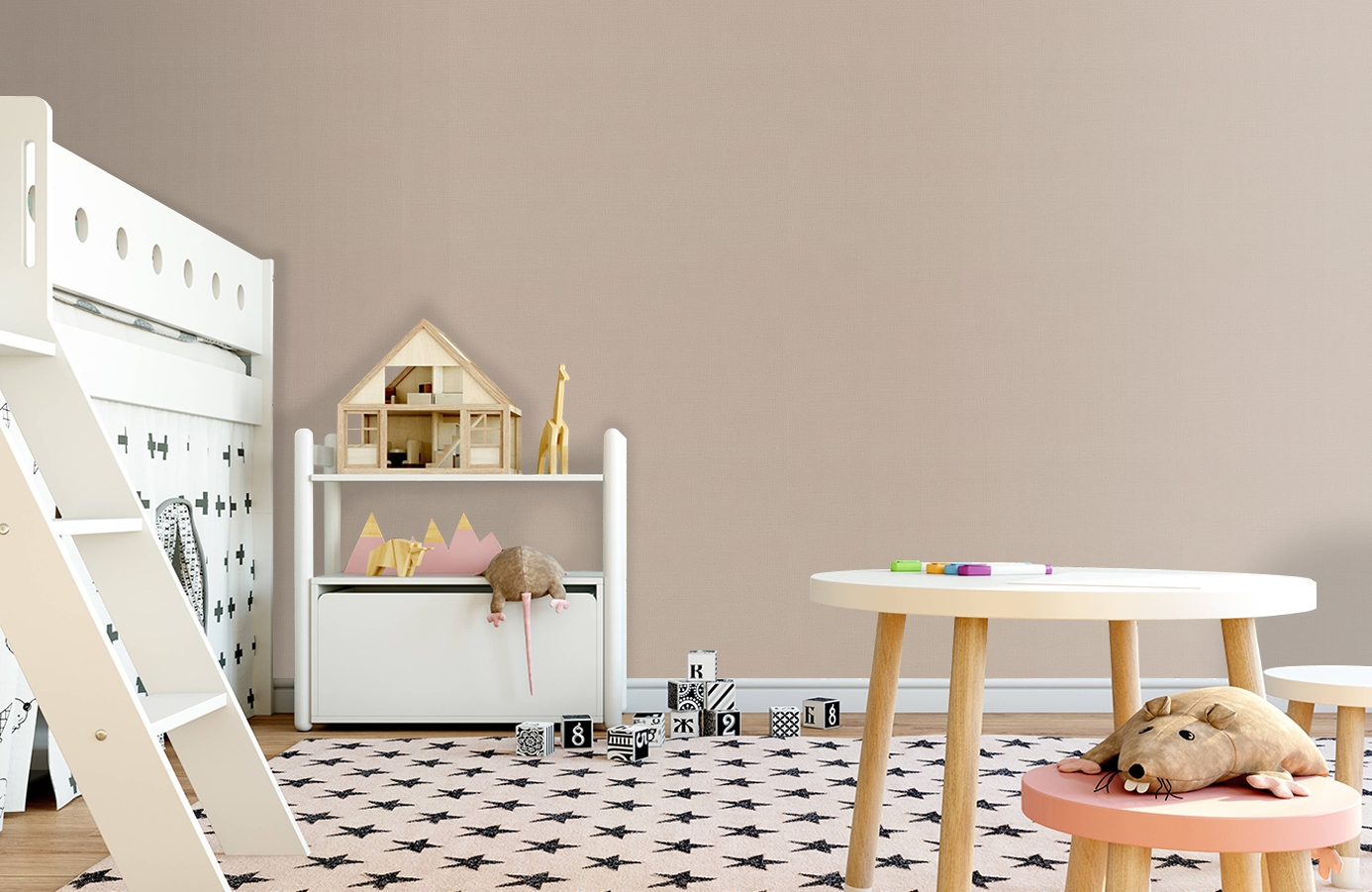 Обои 7283-02 фото в интерьере детская