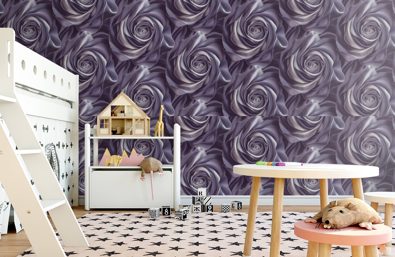 Обои 589299 фото в интерьере детская