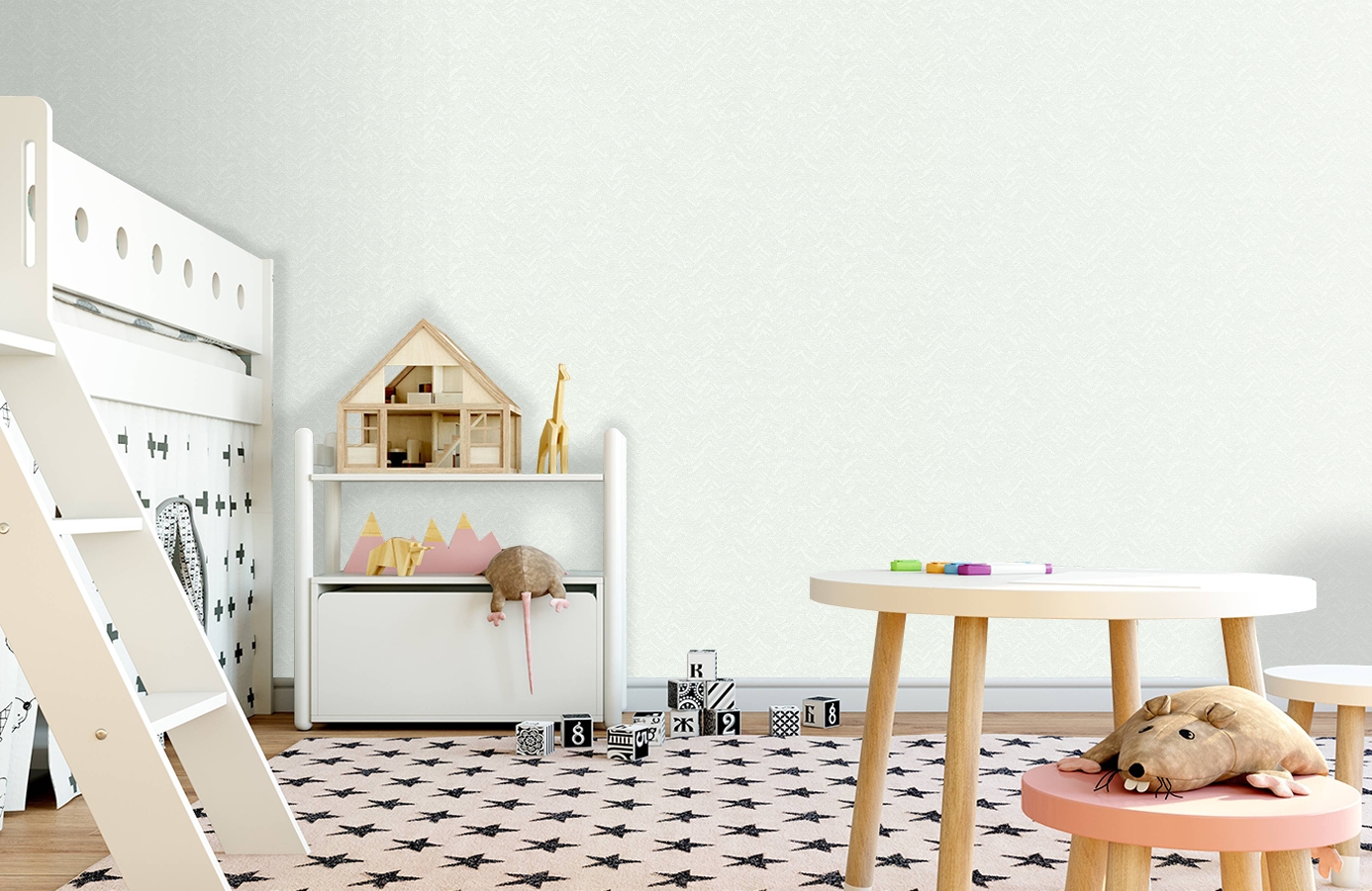 Обои 88223 фото в интерьере детская