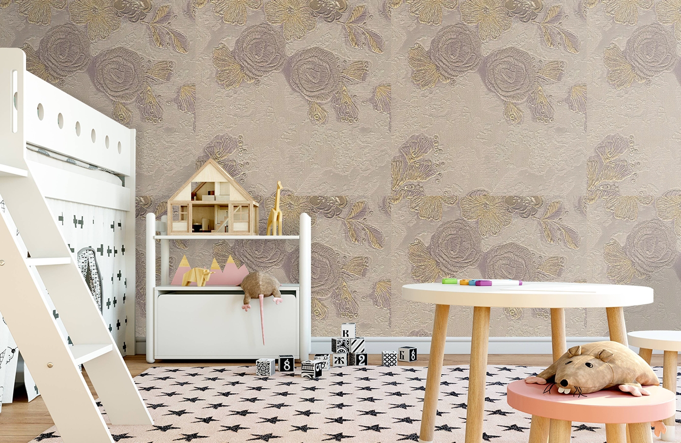 Обои 81532 фото в интерьере детская