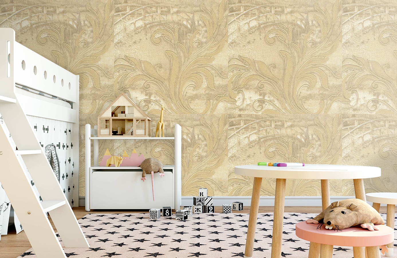 Обои 81580 фото в интерьере детская