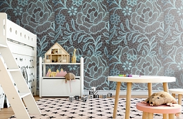 Обои 12-aur-f фото в интерьере детская превью