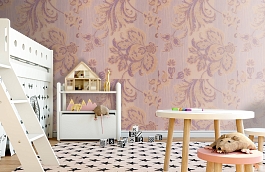 Обои 13_BTC_C фото в интерьере детская превью