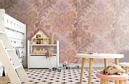 Обои 13_BTC_D фото в интерьере детская превью