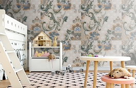 Обои AZZ-9D фото в интерьере детская превью
