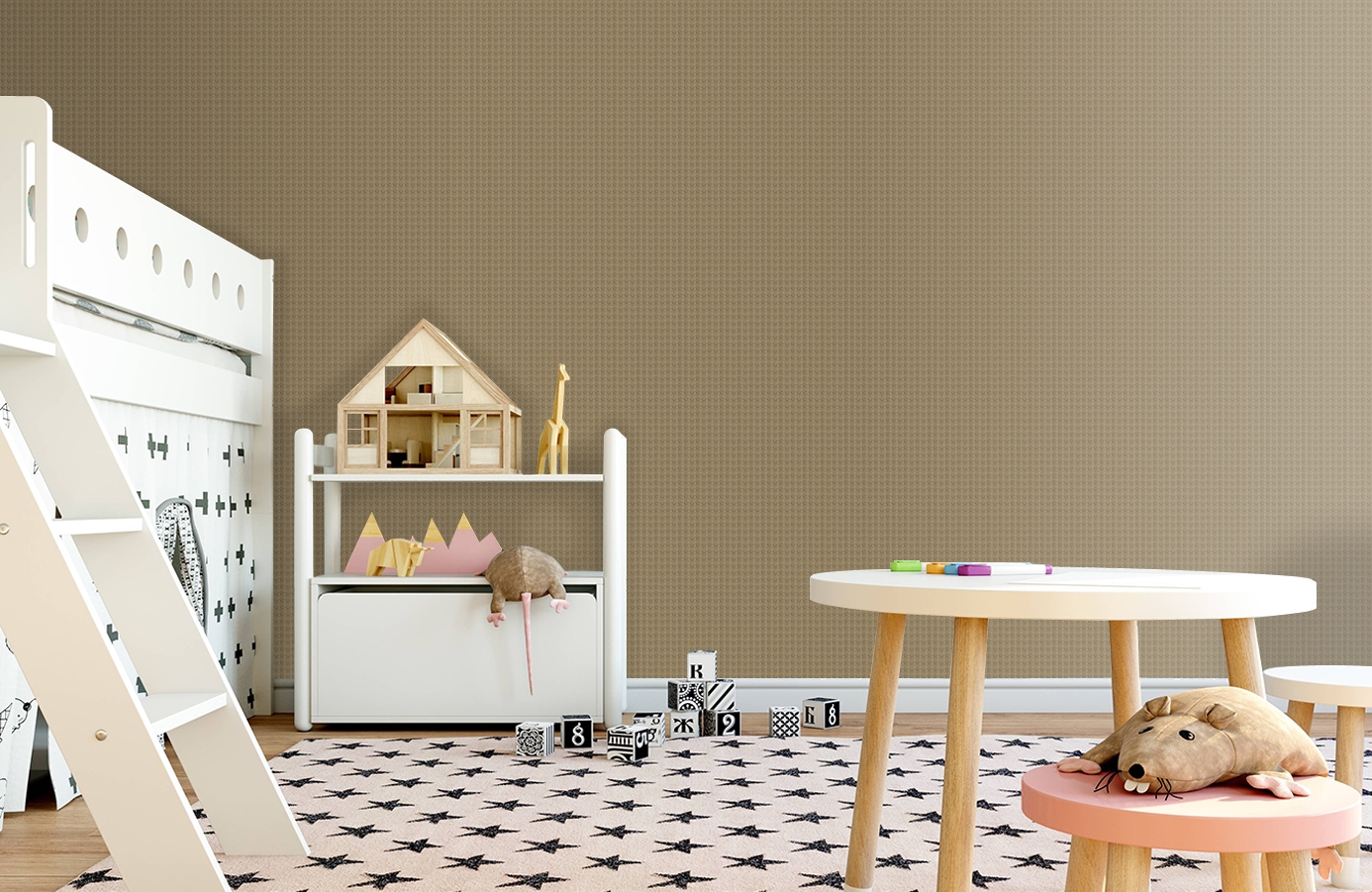 Обои 98/4015 фото в интерьере детская
