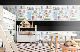 Обои p-581 фото в интерьере детская превью