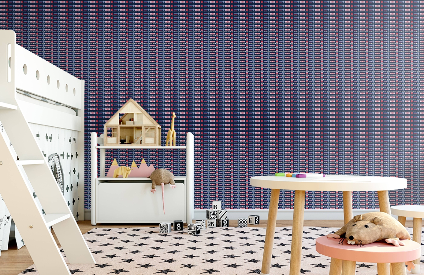 Обои 174902 фото в интерьере детская