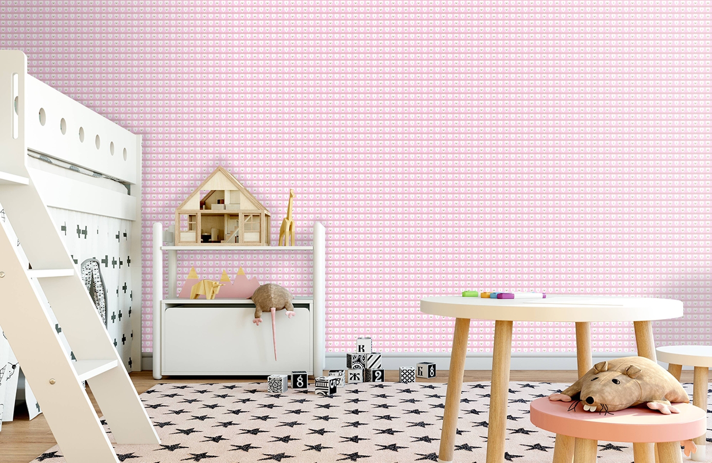 Обои 174907 фото в интерьере детская