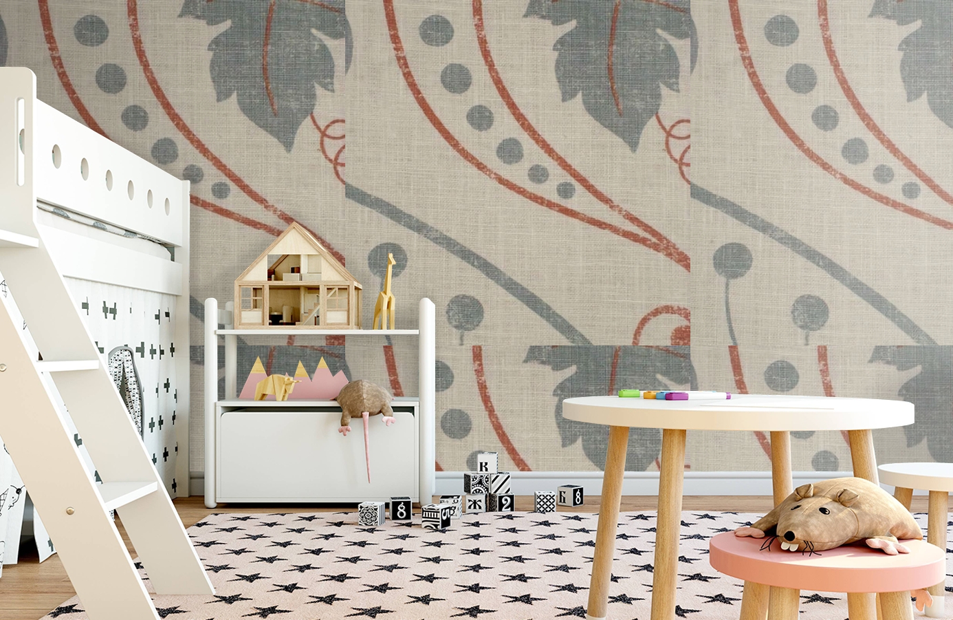 Обои Chateau-Sienna-Wpcw161633 фото в интерьере детская