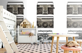 Обои P132401-3 фото в интерьере детская превью