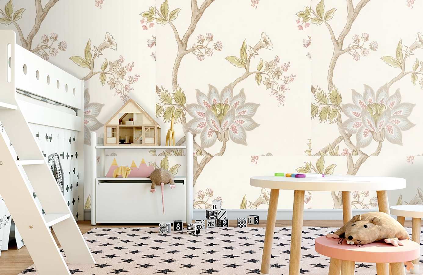 Обои Indienne 3 фото в интерьере детская