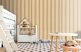 Обои St Remy Rose Fabric фото в интерьере детская превью