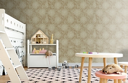 Обои Tournesal Hemp Fabric фото в интерьере детская превью