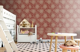 Обои Tournesal Rouge Fabric фото в интерьере детская превью