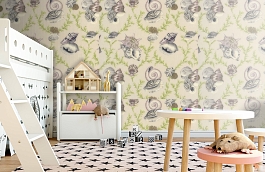 Обои F95748 фото в интерьере детская превью
