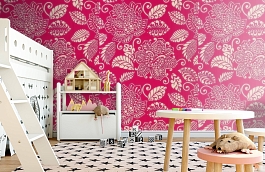 Обои F99268 фото в интерьере детская превью