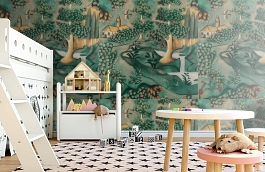 Обои ZAMW310431 фото в интерьере детская превью