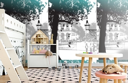 Обои 1513 ev5 203 фото в интерьере детская превью