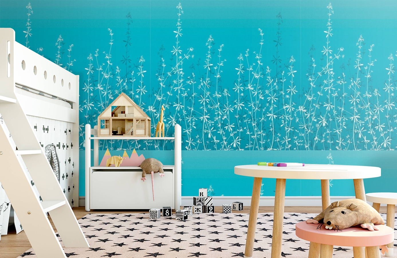 Обои 111410 фото в интерьере детская Обои 111410 фото в интерьере детская