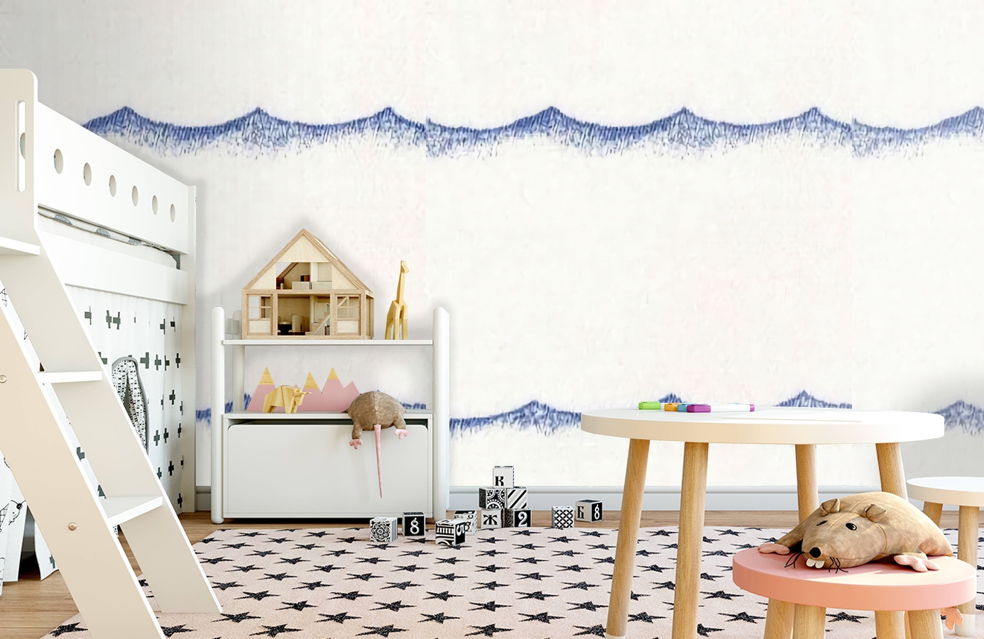 Обои MLW29966502 фото в интерьере детская