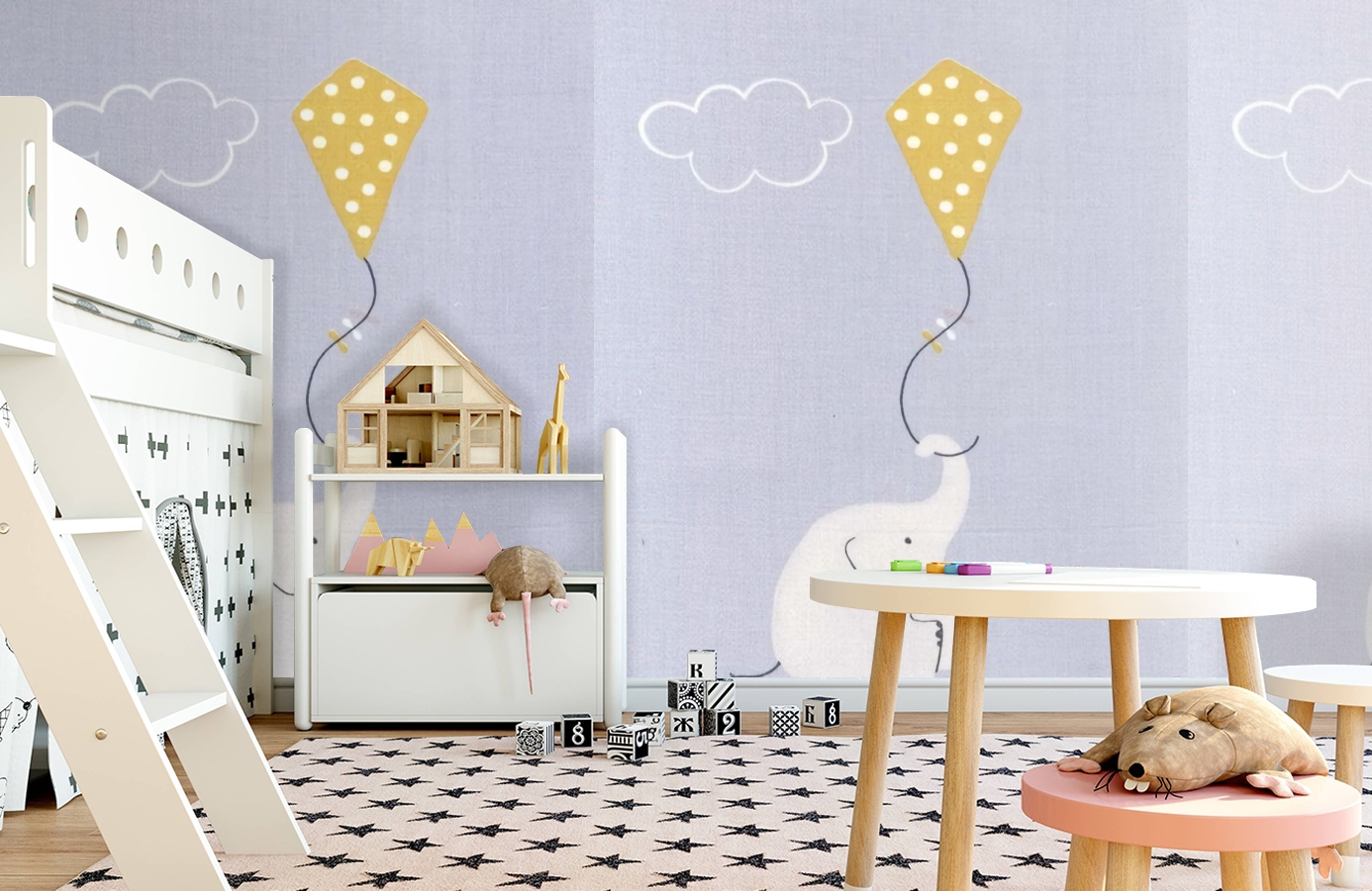 Обои MLW29986214 фото в интерьере детская