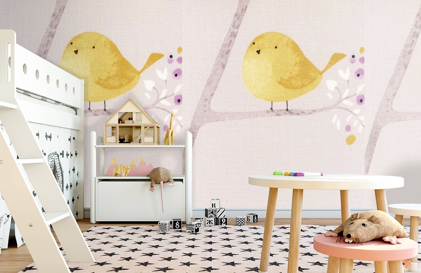 Обои MLW80025224 фото в интерьере детская