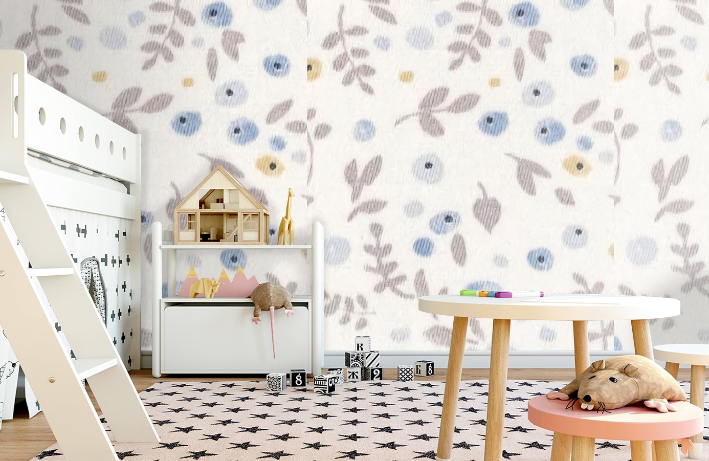 Обои MLW80036331 фото в интерьере детская
